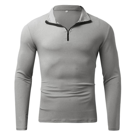 Men's Turtleneck POLO Zip Sweatshirt 9262181089464