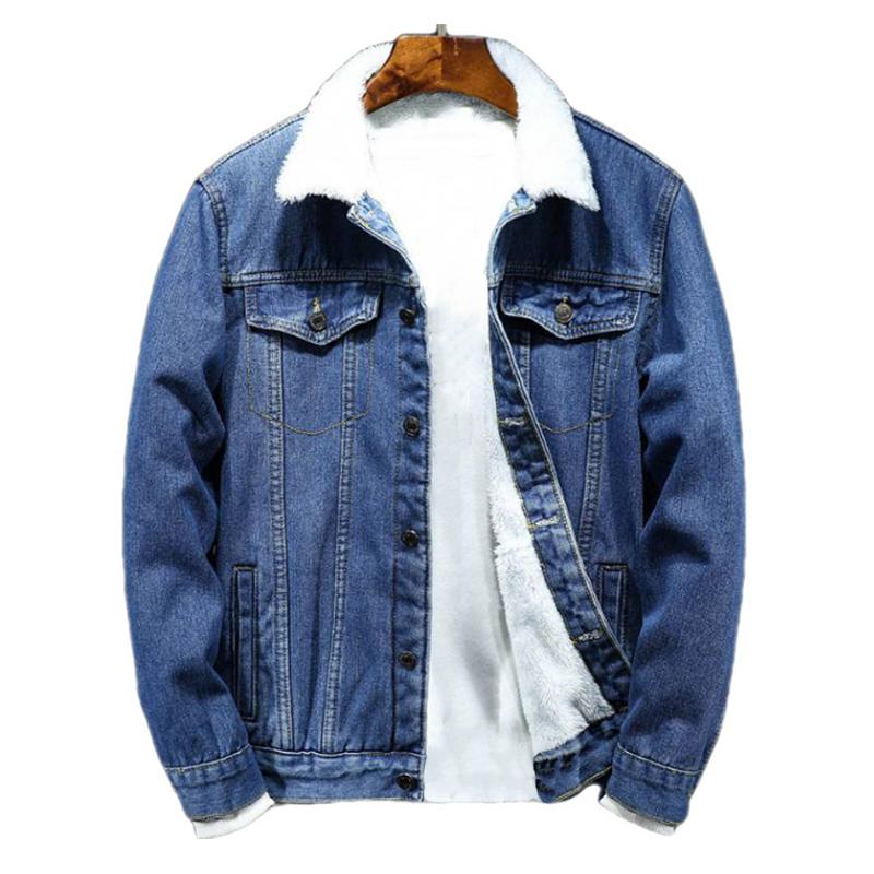 Men's Denim Loose Casual Lapel Jacket Dtt25081912