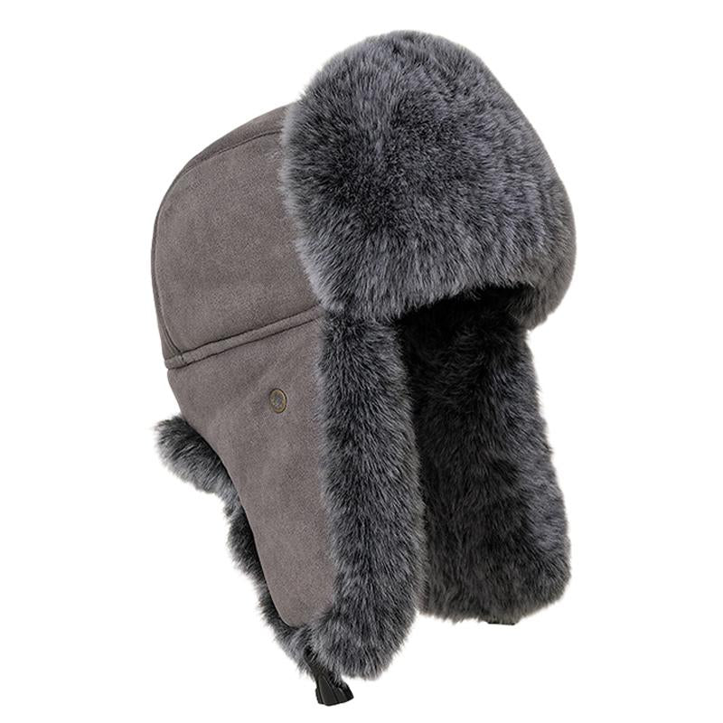 Men's Windproof and Cold-proof Plus Velvet and Thickened Ear Protection Hat 9271924654264