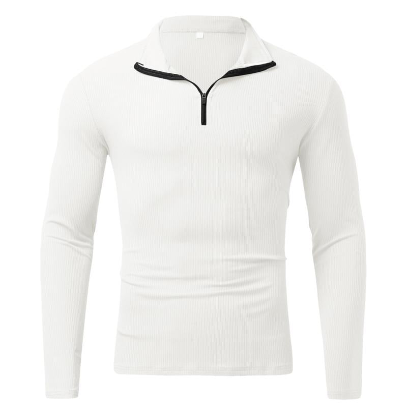 Men's Turtleneck POLO Zip Sweatshirt 9262181089464