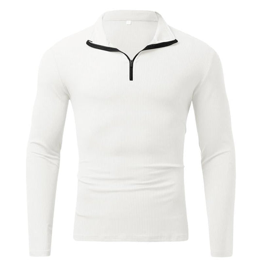 Men's Turtleneck POLO Zip Sweatshirt 9262181089464