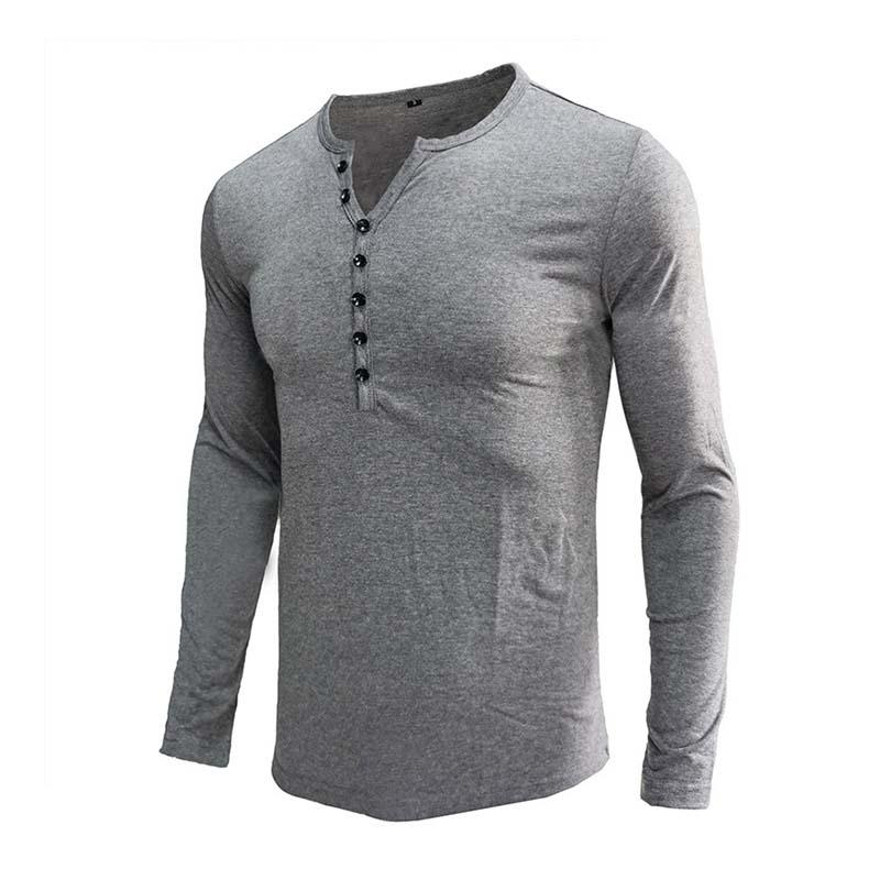 Men's Classic Slim Fit Button Long Sleeve Base Shirt 9261143130296