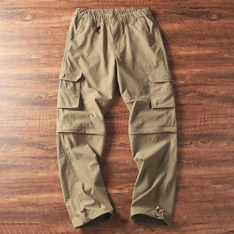 Men's Outdoor Loose Detachable Straight Cargo Pants 9261766869176