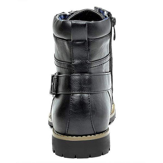 MEN'S METAL DOUBLE ZIP RIDER BOOTS 9261846266040