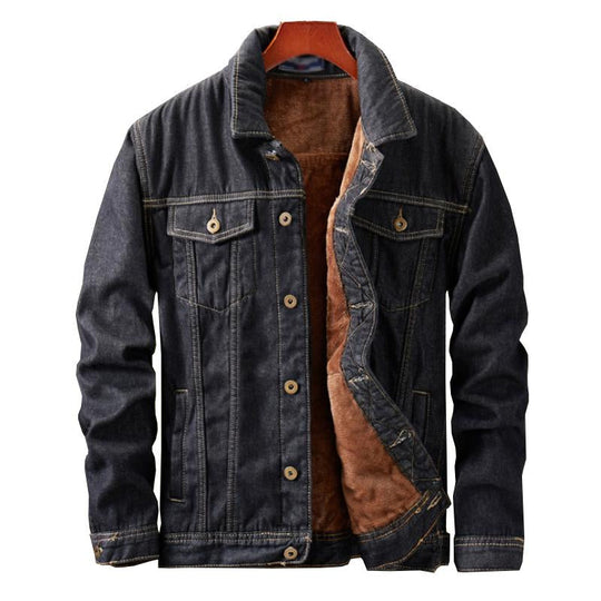 Men's Denim Loose Casual Lapel Jacket Dtt25081912