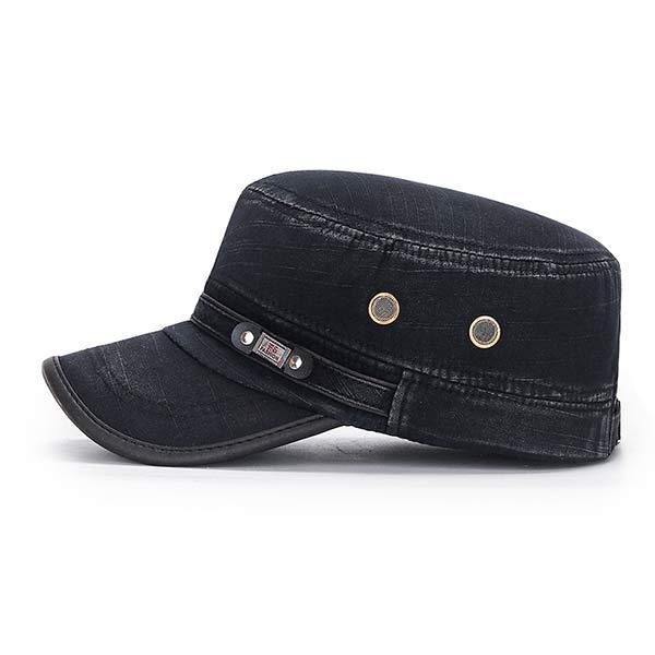 Men's Leather Brim Vintage Hat DTT25082011