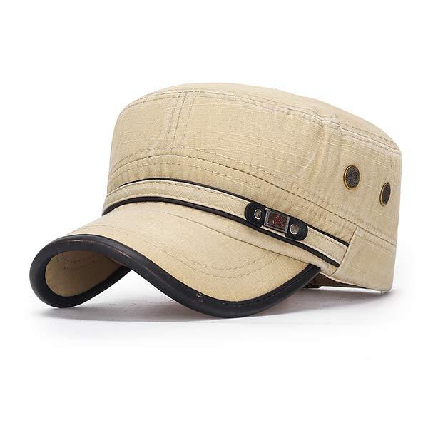 Men's Leather Brim Vintage Hat DTT25082011