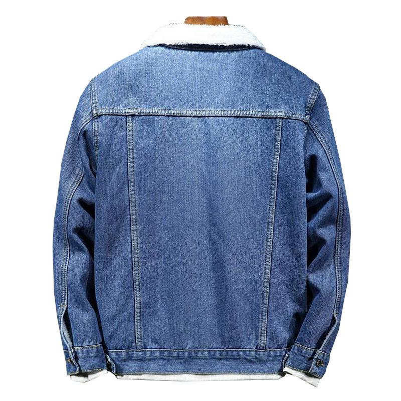Men's Denim Loose Casual Lapel Jacket Dtt25081912