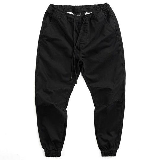 Men's Solid Color Loose Elastic Waist Cargo Pants 9261770047672