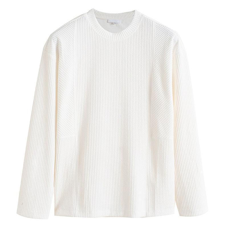 Men's Solid Strip Long Sleeve T-shirt 9261121011896