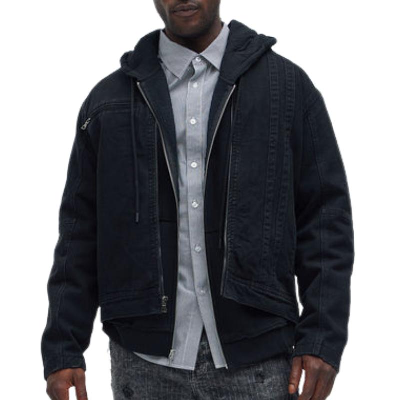Men's Classic Stand Collar Denim Jacket 9885321199800