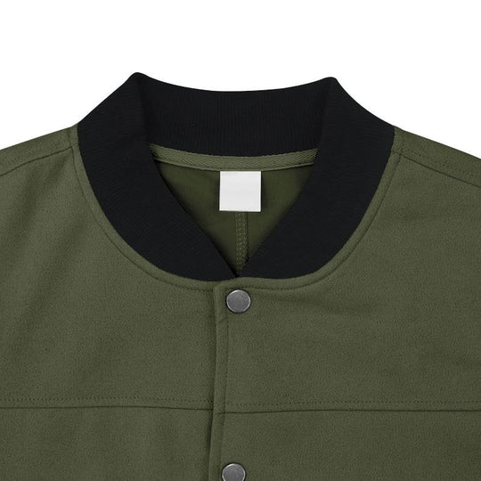 Men's Solid Color Suede Single Breasted Long Sleeve Casual Jacket 9879142072504