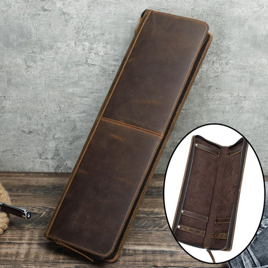 Men's Classic Vintage Portable Tie Storage Bag 9879143219384