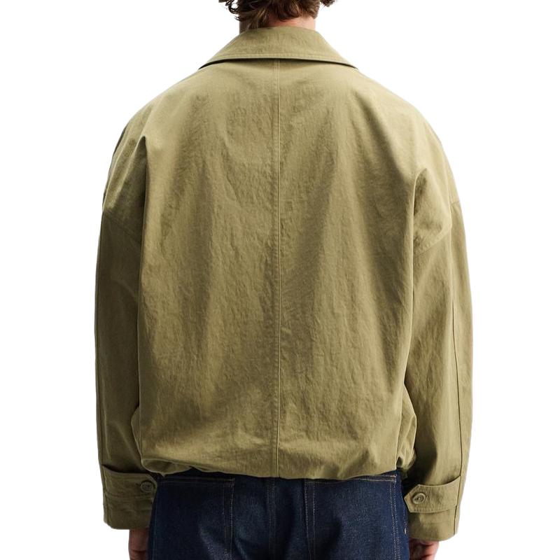 Men's Fashionable Lapel Short Windbreaker Jacket 9886819123384