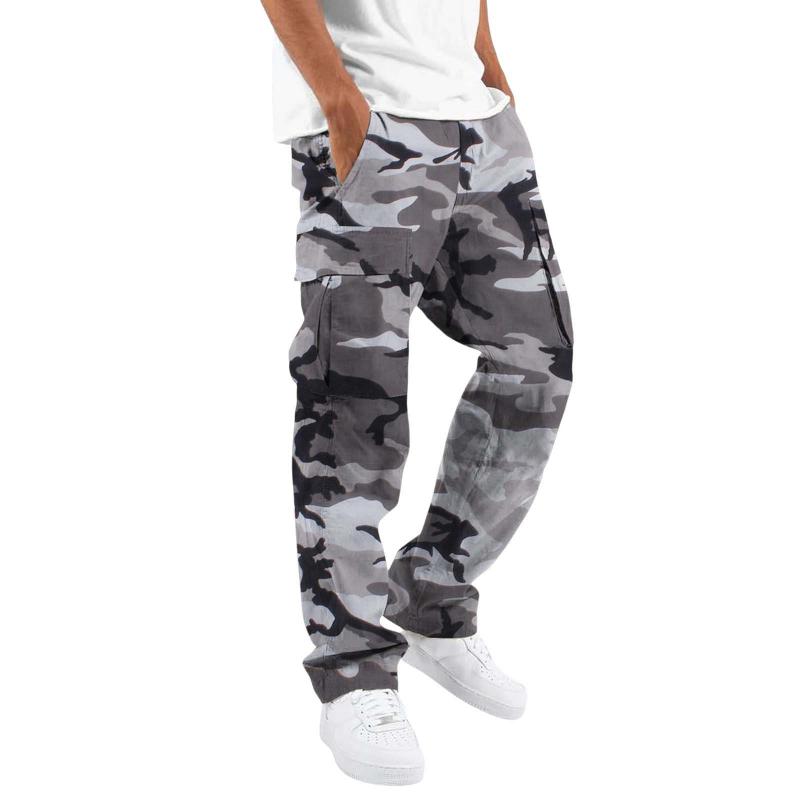 Men's Camouflage Loose Multi-pocket Cargo Pants 9261763854520