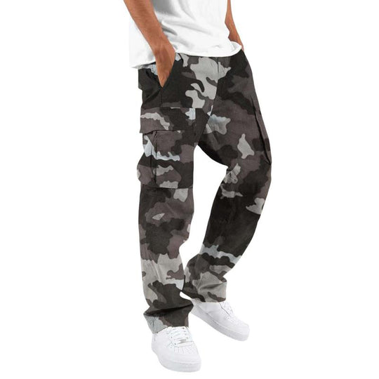 Men's Camouflage Loose Multi-pocket Cargo Pants 9261763854520