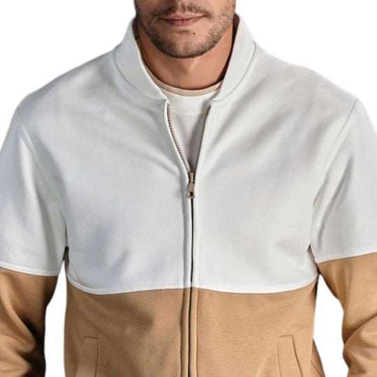 Men's Casual All-match Colorblock Baseball Jacket 9877925527736