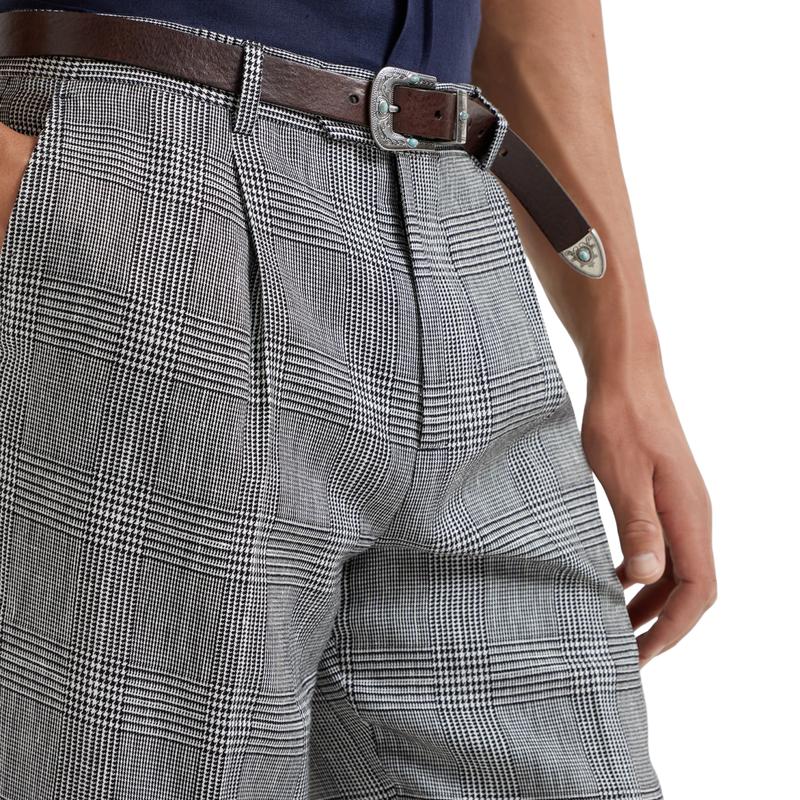 Men's Classic Straight Check Suit Pants 9890062041272