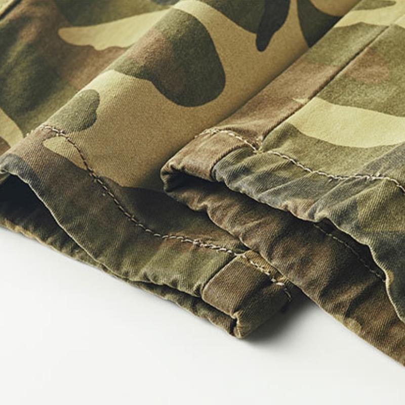 Men's Casual Outdoor Cotton Camouflage Multi-Pocket Cargo Pants 9261767819448