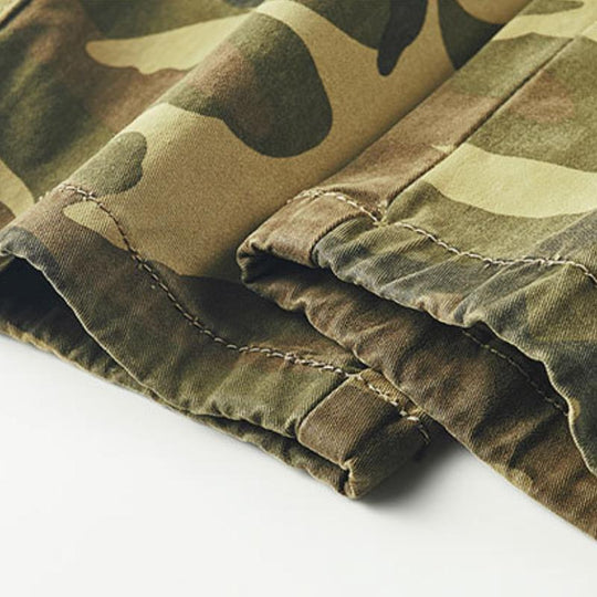 Men's Casual Outdoor Cotton Camouflage Multi-Pocket Cargo Pants 9261767819448