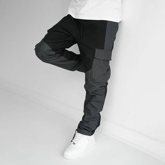 Men's Color Block Multi-pocket Straight Cargo Pants 9261767262392