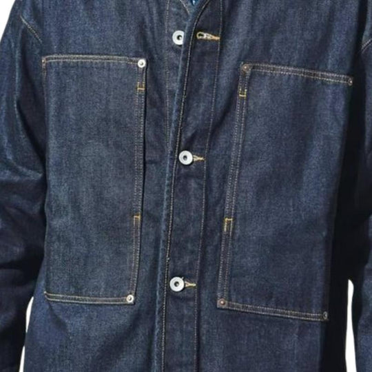 Men's Casual Collarless Denim Jacket 9882784792760