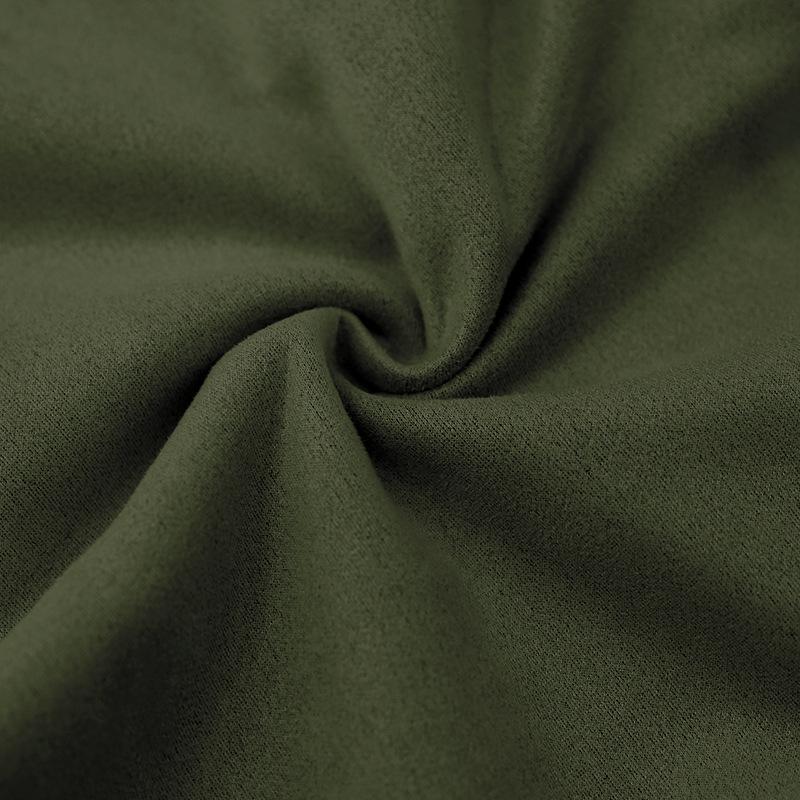 Men's Solid Color Suede Single Breasted Long Sleeve Casual Jacket 9879142072504