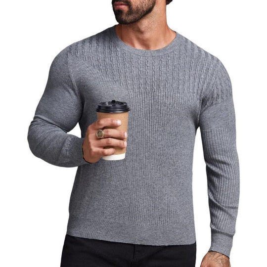 Men's Fashion Slim Fit Knit Sweater 9877216100536