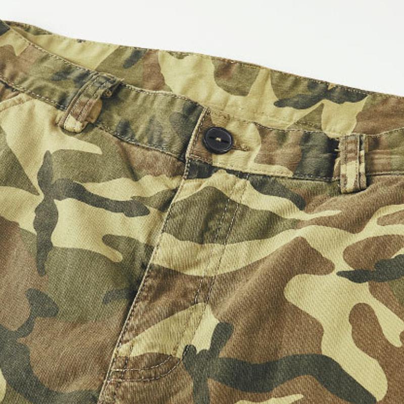 Men's Casual Outdoor Cotton Camouflage Multi-Pocket Cargo Pants 9261767819448