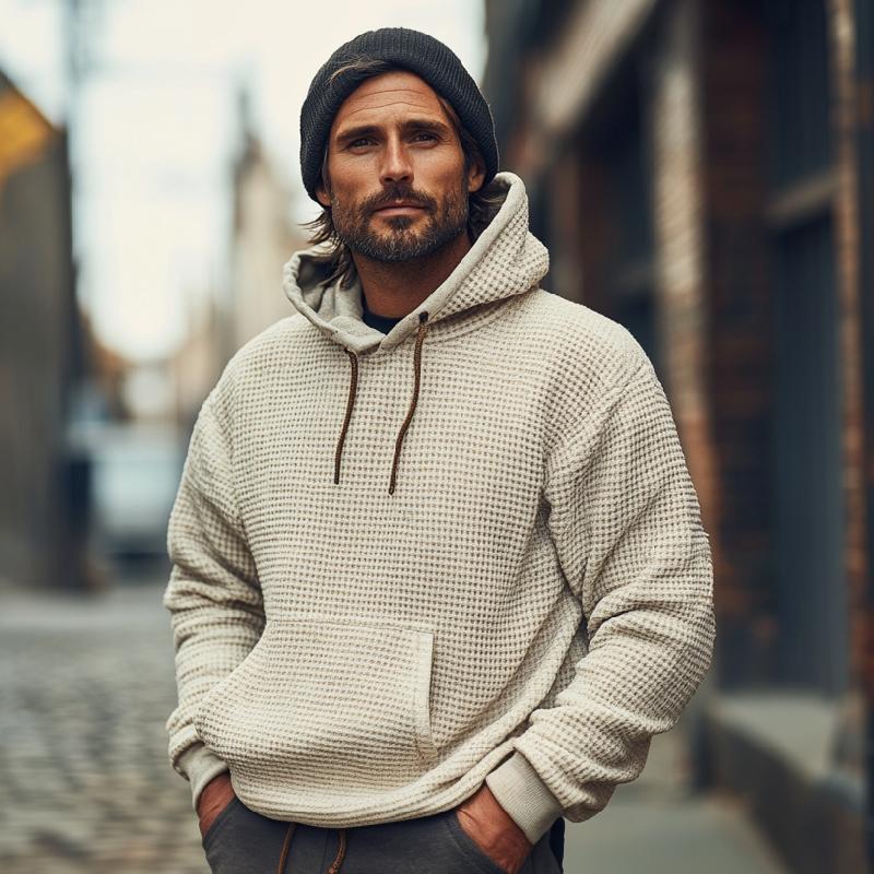 Men's Classic Waffle Hoodie 9274152419512