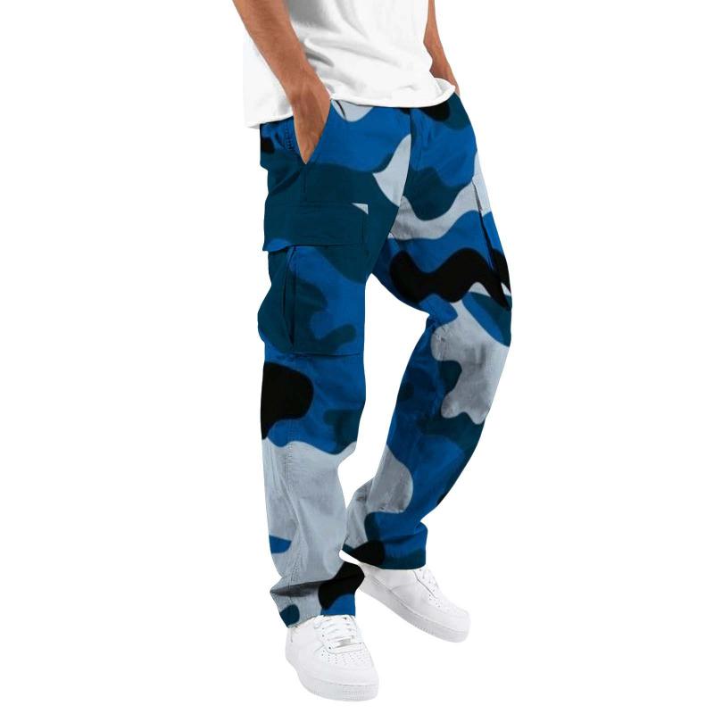 Men's Camouflage Loose Multi-pocket Cargo Pants 9261763854520