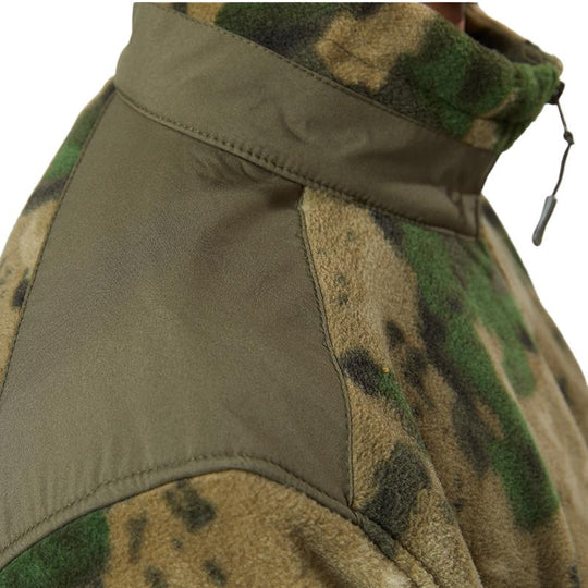 Men's Stand Collar Outdoor Sports Camouflage Fleece Jacket 9261111378104