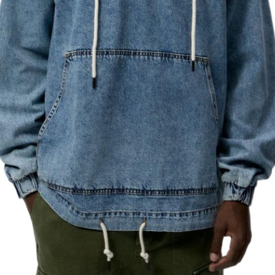 Men's Casual Fashion Denim Hoodie 9883357970616