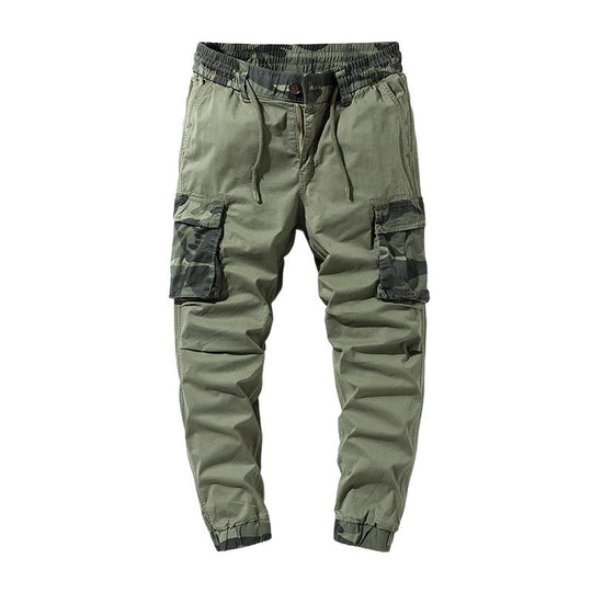 Men's Casual Camouflage Colorblock Multi-Pocket Cargo Pants 9261769719992