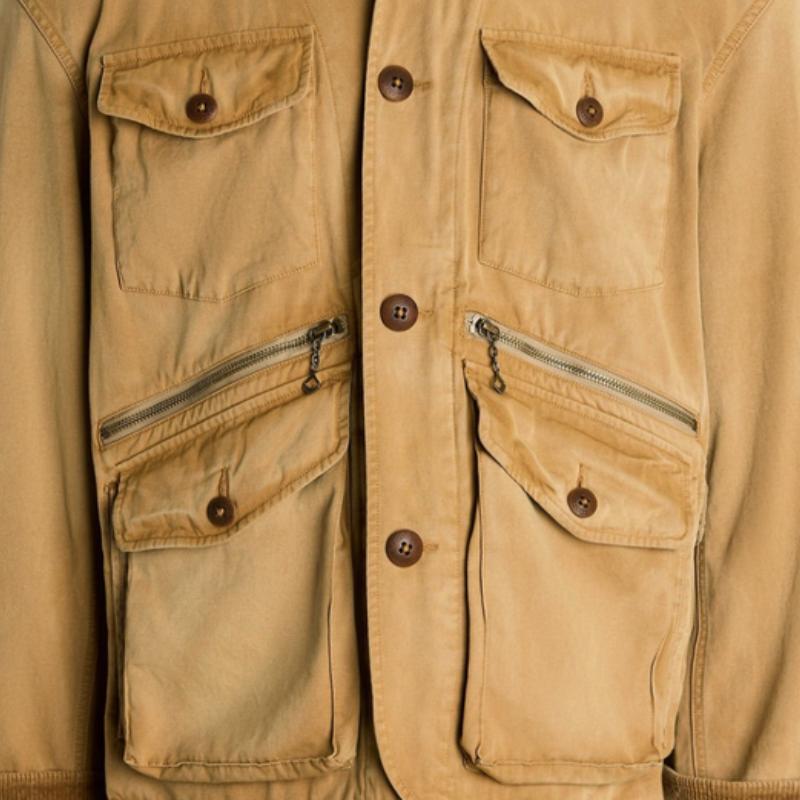 Men's Vintage Lapel Work Jacket 9885321134264