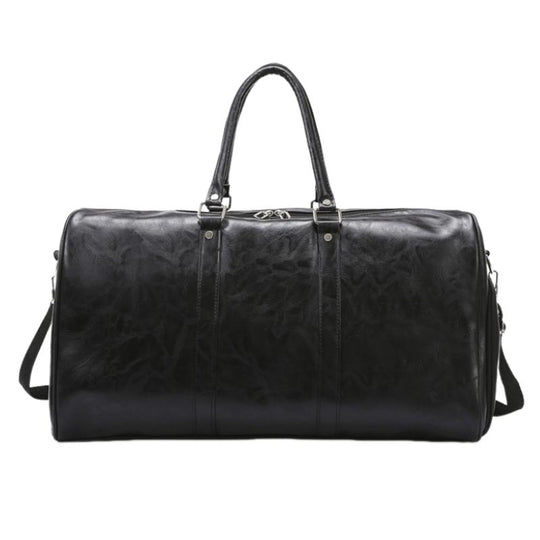 Men's Vintage Large Capacity Leather Sports Fitness Travel Bag 9882789609656
