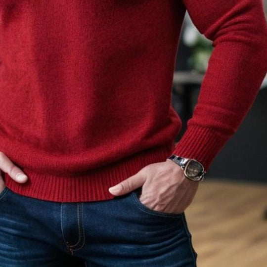 Men's Classic Comfort Slim Fit Crew Neck Long Sleeve Sweater 9262183547064