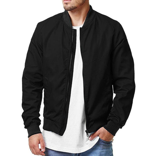 Men's Casual Zip-Up Sport Bomber Jacket Dtt25081913