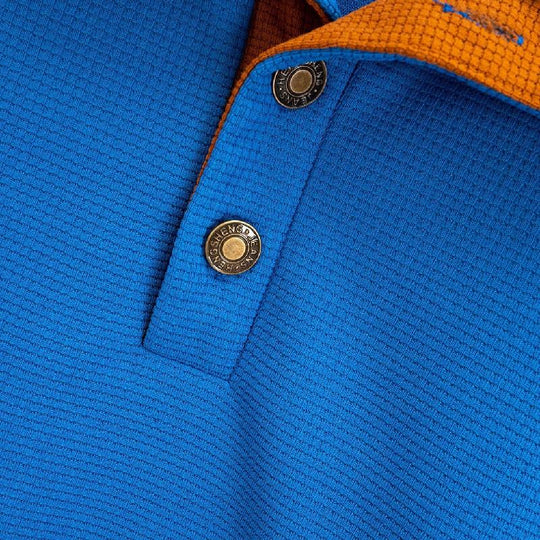 Men's Outdoor Casual Stand Collar Waffle Sweatshirt 9267507626168