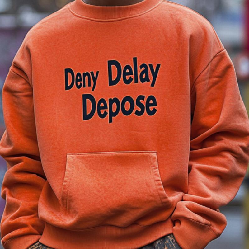 Men's Casual All-match Round Neck Digital Printed Sweatshirt 9879142695096